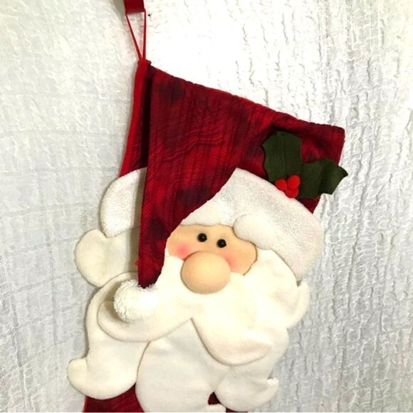 Extra Big Santa Claus Christmas Stocking - Picture 3 of 16